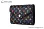 LV x TM Victorine Wallet Black Murakami Monogram Canvas M14163