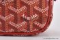 Goyard Cap-Vert PM Bag Canvas & Calfskin Red