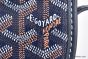 Goyard Belvedere PM Bag Canvas & Taurillon Leather Navy Blue