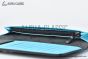 LV Brazza Wallet Black/Turquoise Monogram Eclipse Reverse Canvas M11467
