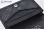 LV Envelope Business Card Holder Black Monogram Eclipse Canvas M12874