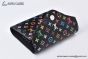 LV x TM Victorine Wallet Black Murakami Monogram Canvas M14163