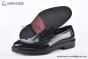 Prada Black Brushed Leather Loafer