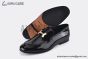 Hermes Paris Black Patent Leather Loafer