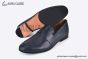 Hermes Ancora Blue Smooth Leather Loafer