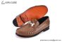 Hermes Karlo Brown Smooth Leather Loafer
