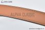 HERMES Lady Rivale Jean 18 Buckle & Black Epsom Leather Belt