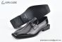 Balenciaga Black Waxed Leather Loafer