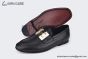 Dolce & Gabbana Black Brushed Calfskin Leather Loafer