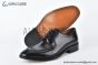 Ferragamo Smooth Black Leather Derby