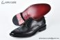 Prada Classic Black Smooth Leather Brogue Oxford
