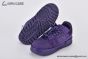 LV Trainer Maxi Sneaker Alligator-printed Nubuck Leather Purple 1ACNM0