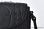 Dior Small Saddle Messenger Bag with Flap Black Gravity Leather and Black Grained Calfskin