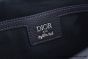 Dior & Hylton Nel Rider 2.0 Zipped Messenger Bag Blue Grained Calfskin