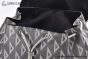 Dior Hit the Road Rucksack Gray Diamond Canvas with Smooth Calfskin