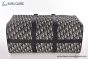 Dior Lingot 50 Bag Beige & Black Oblique Jacquard with Black Grained Calfskin