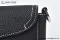 Dior Mini Saddle Messenger Bag with Flap Black Grained Calfskin