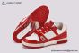 LV x Product Red Trainer Sneaker Monogram-embossed Red & White 1A8PJW