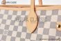 LV Neverfull MM Damier Azur Canvas Rose Ballerine Pink N40603