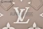 LV Speedy Bandoulière 20 Bag Monogram Empreinte Leather Gray M46575