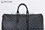 LV Keepall Bandoulière 45 / 55 Damier Graphite Canvas Black N41418 / N41413