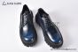 Dolce & Gabbana Hi-trekking Brushed Blue/Black Calfskin Derby Shoes