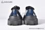 Dolce & Gabbana Hi-trekking Brushed Blue/Black Calfskin Derby Shoes
