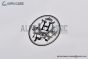 Hermes Mini Kelly Jaune Ambre Crocodile Leather Palladium Hardware Fully Handmade