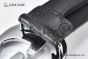 Gucci GG Marmont Embossed Leather Belt Black Leather With Stainless Steel Interlocking G Buckle