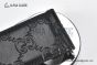 Gucci GG Marmont Embossed Leather Belt Black Leather With Stainless Steel Interlocking G Buckle