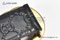 Gucci GG Marmont Embossed Leather Belt Black Leather With Rose Gold Interlocking G Buckle
