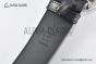 Gucci Wide Leather Belt with Gray Steel Double G Buckle