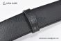 Gucci Wide Leather Belt with Rose Gold Double G Buckle