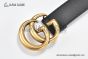 Gucci GG Marmont Reversible Belt Calf Leather With Rose Gold Double G Buckle