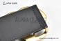 Gucci GG Marmont Reversible Belt Smooth Black Leather With Rose Gold Double G Buckle