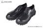 Dolce & Gabbana Hi-trekking Brushed Black Calfskin Derby Shoes