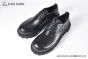 Dolce & Gabbana Hi-trekking Brushed Black Calfskin Derby Shoes