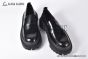 Dolce & Gabbana City Trek Brushed Black Calfskin Loafers  