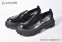 Dolce & Gabbana City Trek Brushed Black Calfskin Loafers  