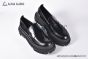 Dolce & Gabbana City Trek Brushed Black Calfskin Loafers  