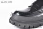 Dolce & Gabbana City Trek Brushed Black Calfskin Loafers  