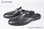 Hermes Go mule Black Calfskin Slides