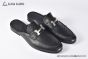 Hermes Go mule Black Calfskin Slides