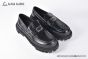 Dolce & Gabbana Hi-trekking Brushed Black Calfskin Loafers 