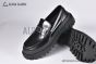 Dolce & Gabbana Hi-trekking Brushed Black Calfskin Loafers 