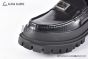 Dolce & Gabbana Hi-trekking Brushed Black Calfskin Loafers 