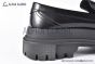 Dolce & Gabbana Hi-trekking Brushed Black Calfskin Loafers 