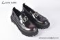 Dolce & Gabbana Hi-trekking Brushed Brown/Black Calfskin Loafers with DG logo