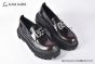 Dolce & Gabbana Hi-trekking Brushed Brown/Black Calfskin Loafers with DG logo