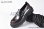 Dolce & Gabbana Hi-trekking Brushed Brown/Black Calfskin Loafers with DG logo